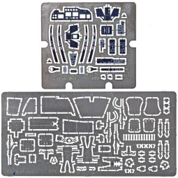 Photo-etched set for Ka-52 interior, for Zvezda kit, 1/72 - ACE PE7267