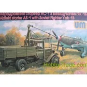 Airfield starter AS-1with Soviet fighter - Unimodels UM505