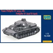 Pz.Kpfw IV Ausf B tank, 1/72 - Unimodels UM540