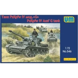 Panzer IV Ausf G tank, 1/72 - Unimodels UM546