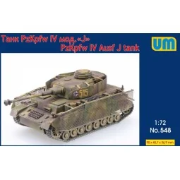 Panzer IV Ausf J tank, 1/72 - Unimodels UM548