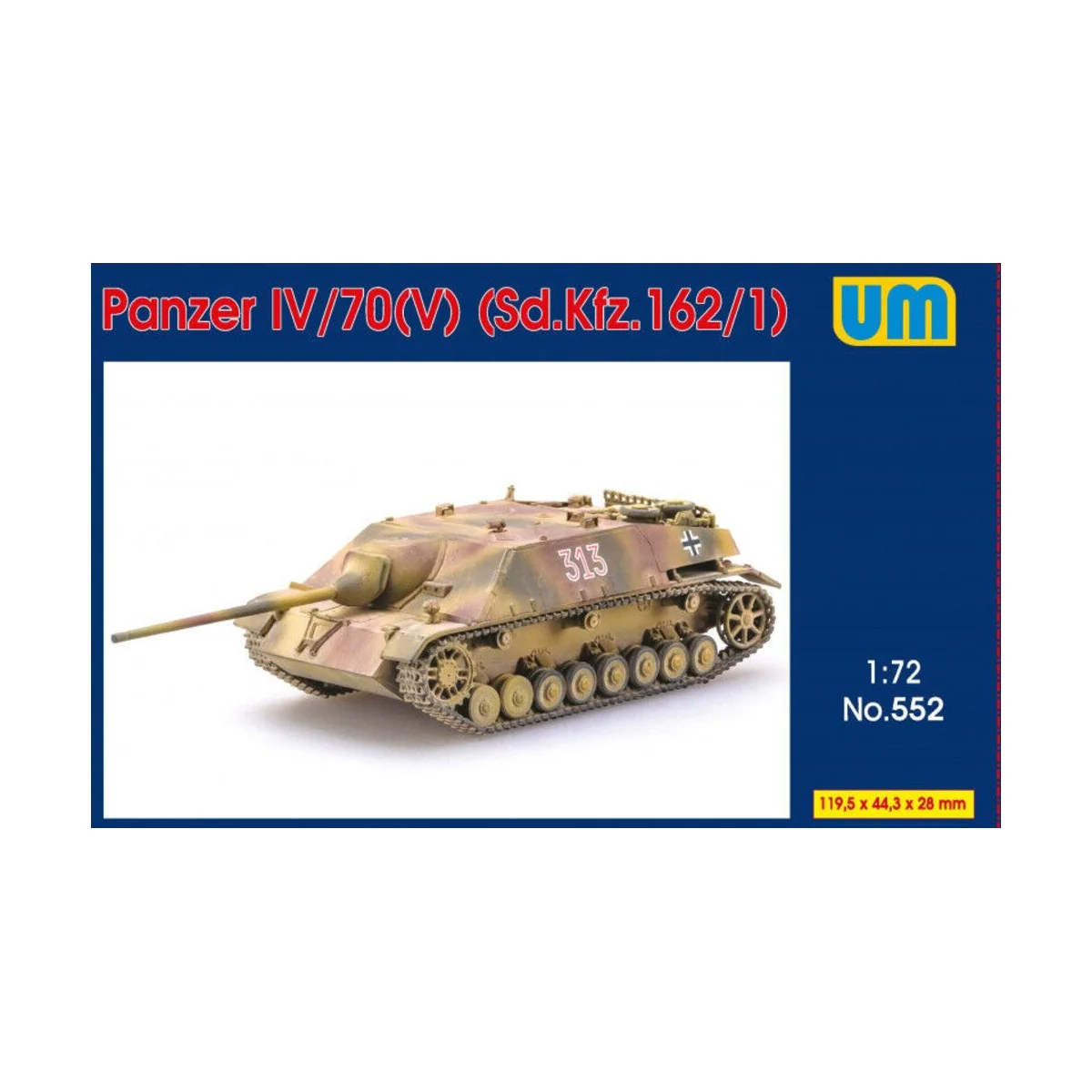 Panzer IV/70(V) (Sd.Kfz.162/1), 1/72 - Unimodels UM552 Panzer IV/70(V) (Sd.Kfz.162/1), 1/72 - Unimodels UM552
