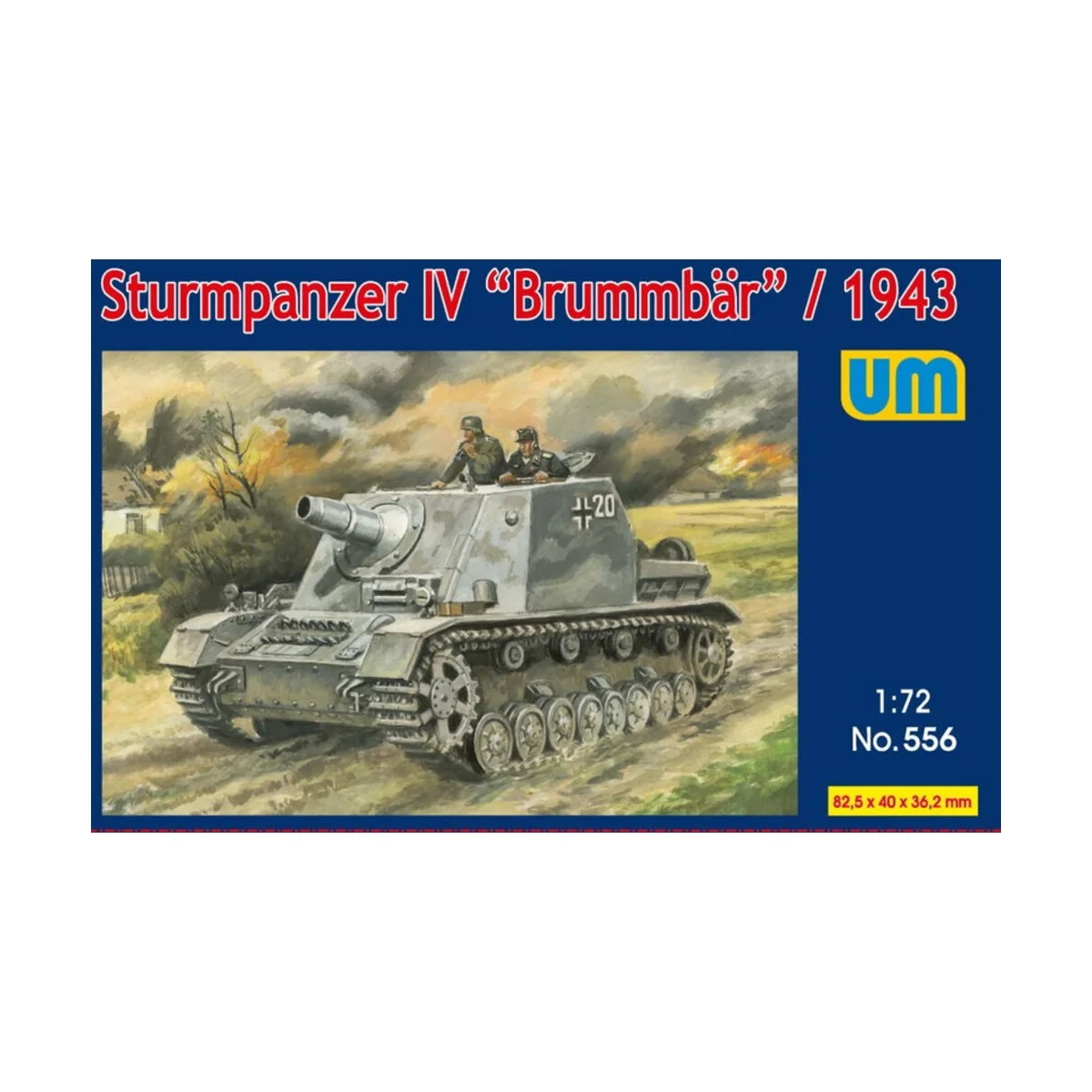 Sturmpanzer IV "Brummbar", 1943, 1/72 - Unimodels UM556 Sturmpanzer IV "Brummbar", 1943, 1/72 - Unimodels UM556