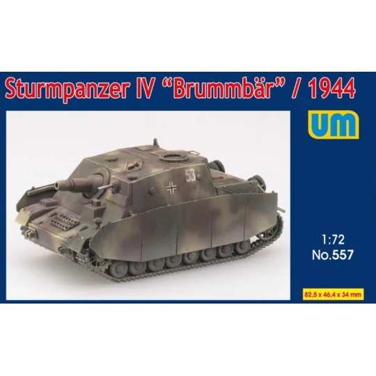 Sturmpanzer IV "Brummbar", 1944, 1/72 - Unimodels UM557 Sturmpanzer IV "Brummbar", 1944, 1/72 - Unimodels UM557