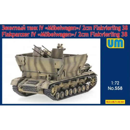 Flakpanzer IV Mobelwagen/2cm Flakvierling38 - Unimodels UM558