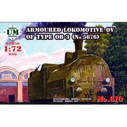Armored locomotive OV of type OB-3, 1/72 - Unimodels UMT610