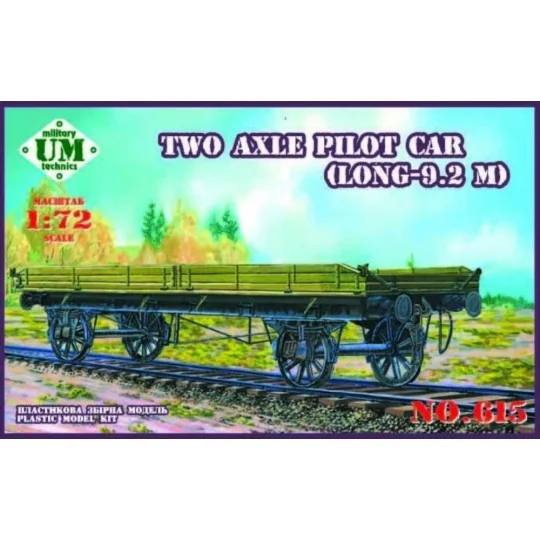 Two axle pilot car(9.2 meter long), 1/72 - Unimodels UMT615