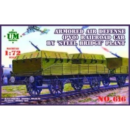 Armored air defense railroad car - Unimodels UMT616