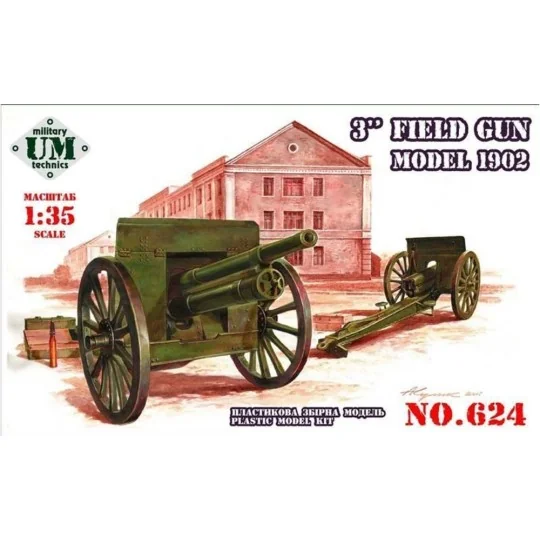 3inch field gun, model 1902 - Unimodels UMT624