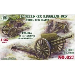 3inch (ex Russian) field gun, 1902(late) - Unimodels UMT627