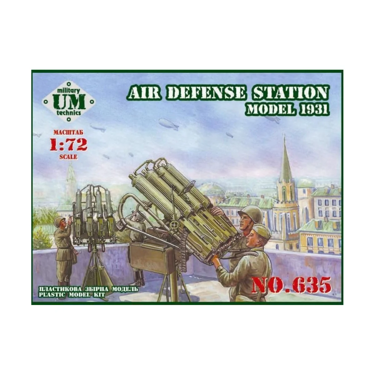 Soviet air defense station, model 1931, 1/72 - Unimodels UMT635