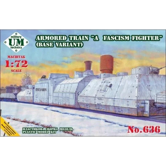 Armored train A Fascism Fighter, base v., 1/72 - Unimodels UMT636
