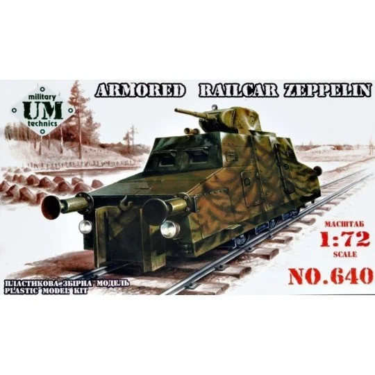 Armored railcar "Zeppelin", 1/72 - Unimodels UMT640 Armored railcar "Zeppelin", 1/72 - Unimodels UMT640