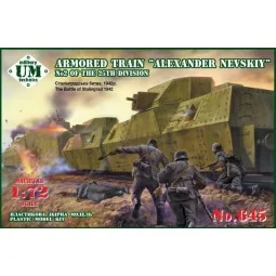 Armored train "Alexander Nevskiy"No2 25t, 1/72 - Unimodels UMT645