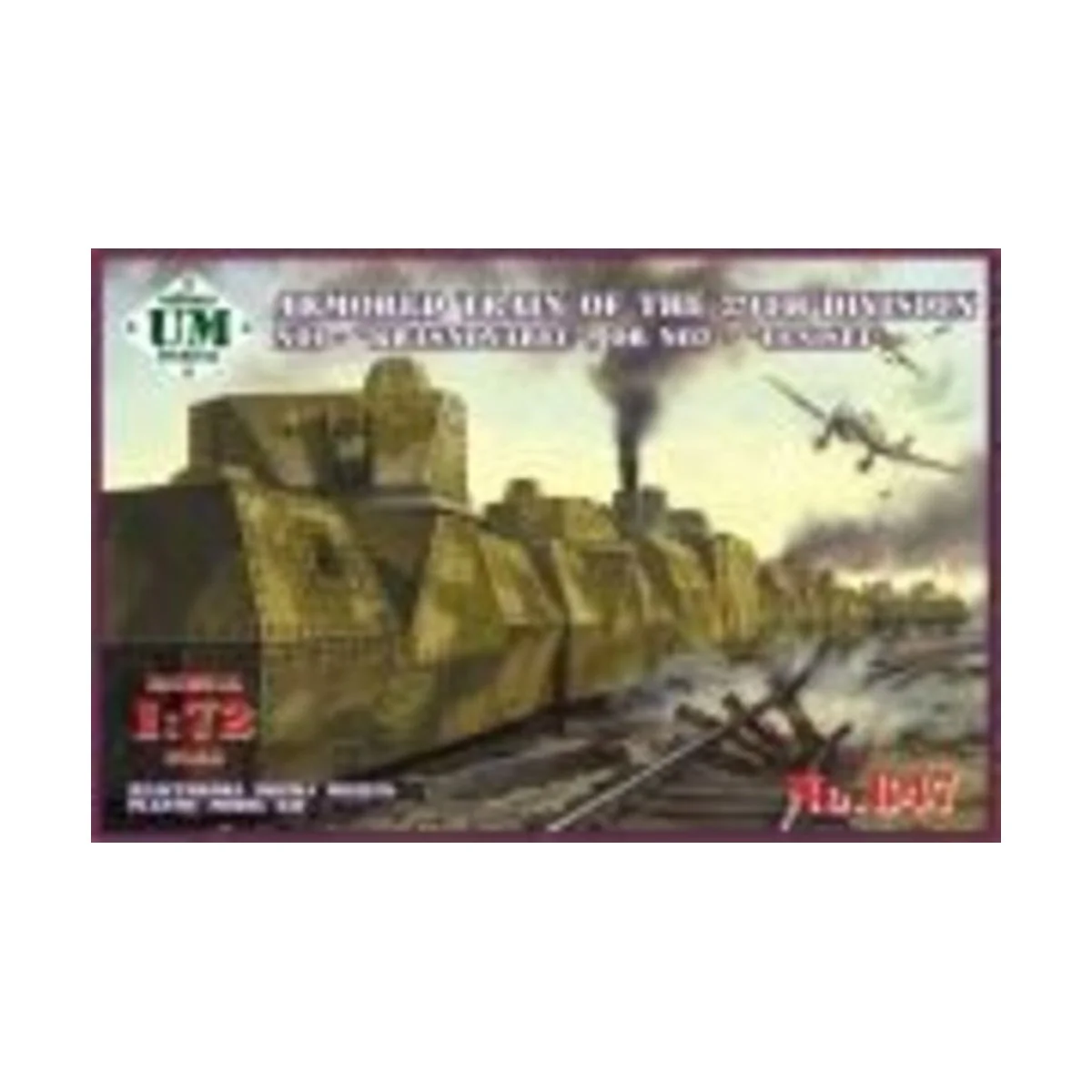 Armored train No1 Krasnoyarec´or No2 Yen, 1/72 - Unimodels UMT647