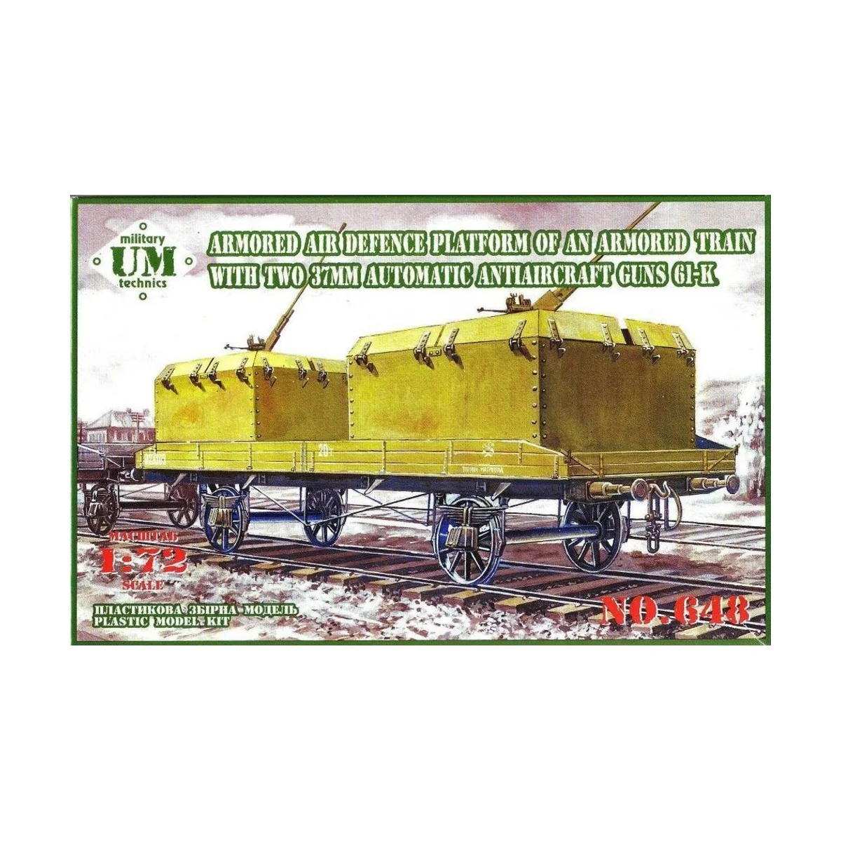 Armored air defense platform of an armor, 1/72 - Unimodels UMT648