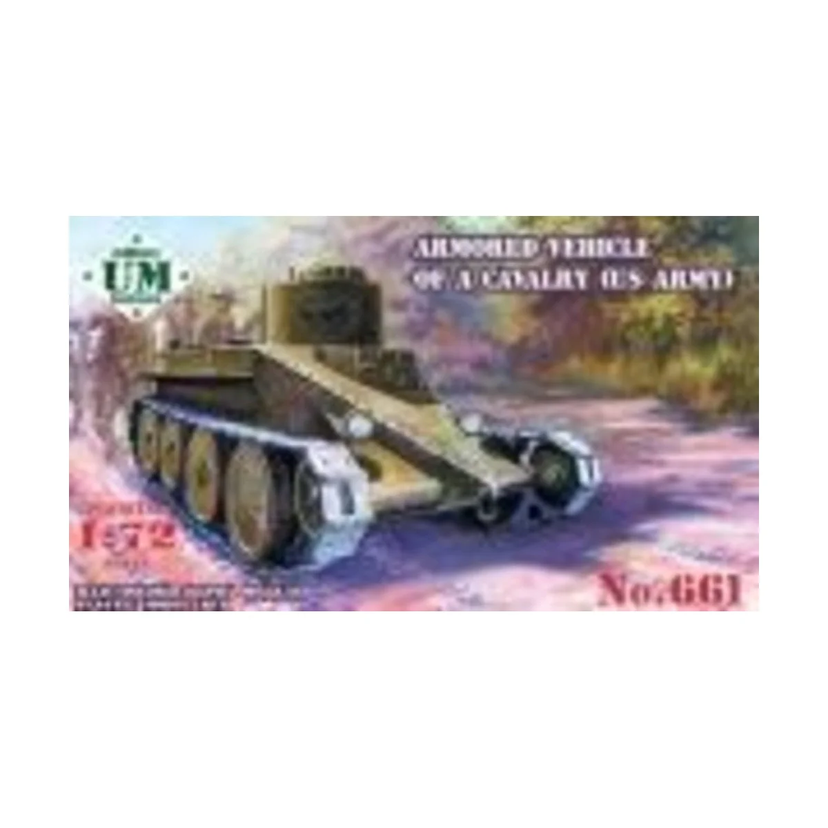 U.S. armored vehicle of a cavalry - Unimodels UMT661