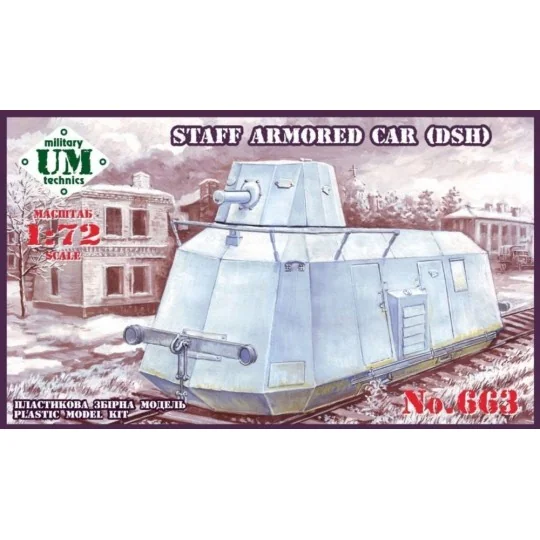 Staff armored car (DSH), 1/72 - Unimodels UMT663