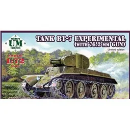 BT-7 Experimental tank with 76.2mm gun, 1/72 - Unimodels UMT668