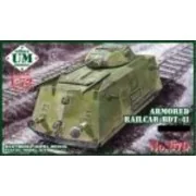 Armored railcar BDT-41, 1/72 - Unimodels UMT670 Armored railcar BDT-41, 1/72 - Unimodels UMT670
