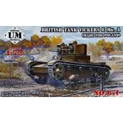 Vickers E Mk.A British tank(made f.Polan rubber tracks - Unimodels ...