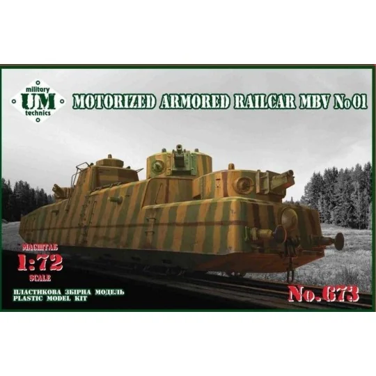 Motorized armored railcar MBV No.01 - Unimodels UMT673