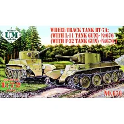 BT-7A Soviet Tank with L-11 gun, 1/72 - Unimodels UMT676