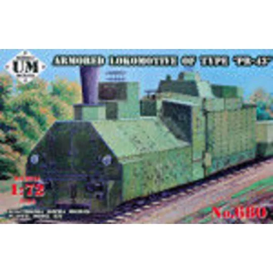 Armored locomotive of type "PR-43, 1/72 - Unimodels UMT680
