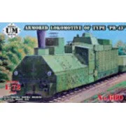 Armored locomotive of type "PR-43 - Unimodels UMT680