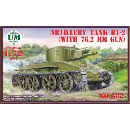 BT-2 Artillery tank with 7.62mm gun, 1/72 - Unimodels UMT682