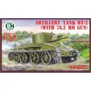 BT-2 Artillery tank with 7.62mm gun - Unimodels UMT682