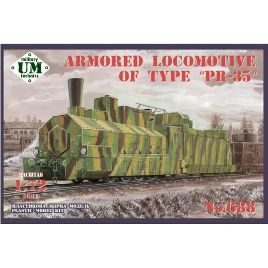 Armored locomotive of type "PR-35 - Unimodels UMT688