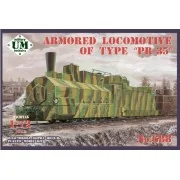 Armored locomotive of type "PR-35, 1/72 - Unimodels UMT688