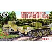 BT-7A Soviet Tank with F-32 gun, 1/72 - Unimodels UMT676-01 BT-7A Soviet Tank with F-32 gun, 1/72 - Unimodels UMT676-01