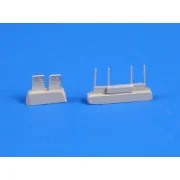 P-51D/K Rudder pedals, 1/32 - CMK 129-Q32127 P-51D/K Rudder pedals, 1/32 - CMK 129-Q32127