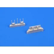 P-40E and Later versions Rudder pedals, 1/32 - CMK 129-Q32129