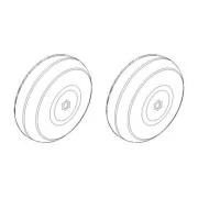 Fiat G.50-II/G.50bis - Wheels, 1/32 - CMK 129-Q32168