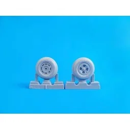 Tempest Mk.II/V/VI-Square Tread Pattern Mainwheels f. Spacial Hobby...