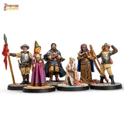 Dungeons & Lasers Miniatures: TOWNSFOLK MINIATURE PACK - Archon Stu...