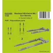 Westland Whirlwind Mk.I Gun Barrels - CMK 129-Q32395