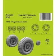 Yak-9T Wheels - CMK 129-Q32407