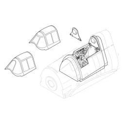 F6F/-3 Hellcat, Cockpit, Resin + Photoetch - CMK 129-5004