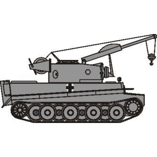 Bergetiger Umbauset Turm, 1/72 - CMK 129-2010