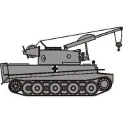 Bergetiger Umbauset Turm, 1/72 - CMK 129-2010