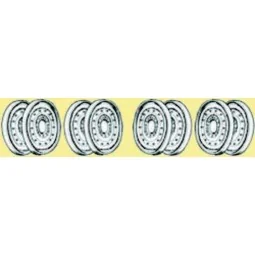 Panther Ausf. A/D wheels set, 1/72 - CMK 129-2031