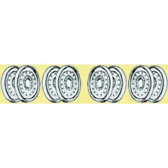 Panther Ausf. A/D wheels set - CMK 129-2031