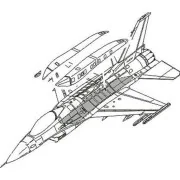 F-16C Conformal Fuel Tank armament für Academy Bausatz - CMK 129-7159