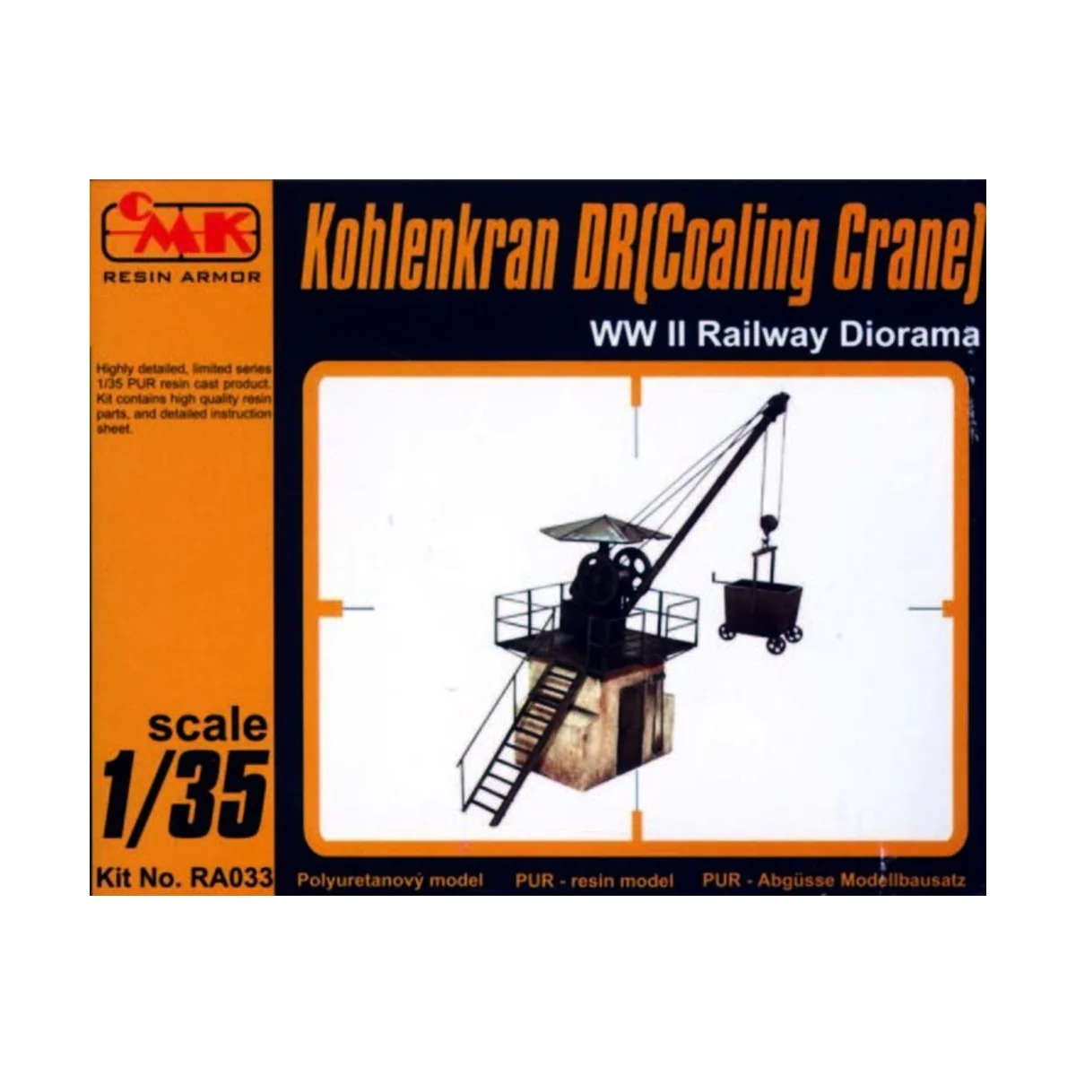Kohlenkran DR (Coaling Crane) WW II Railway Diorama, 1/35 - CMK 129...