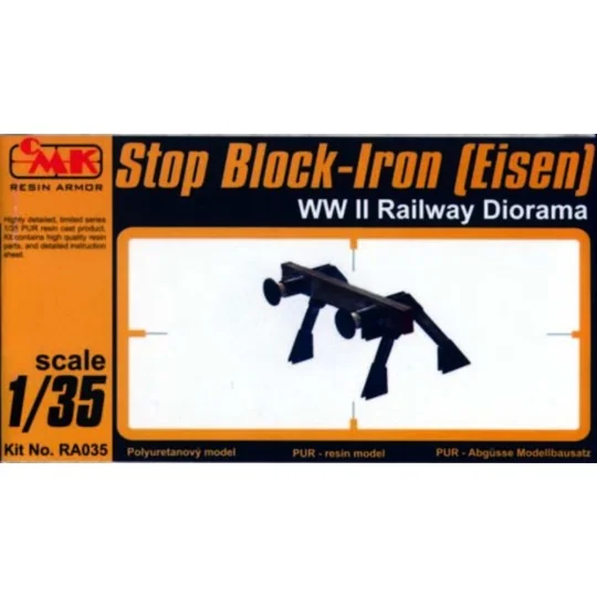 Stop Block-Iron (Eisen) WW II Railway Diorama - CMK 129-RA035