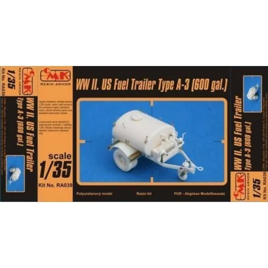 US Fuel Trailer Type A-3 (600 gal.), 1/35 - CMK 129-RA039